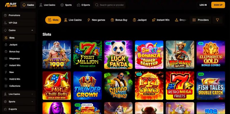 Experience the Thrill of Slotlair Casino Online in the United Kingdom